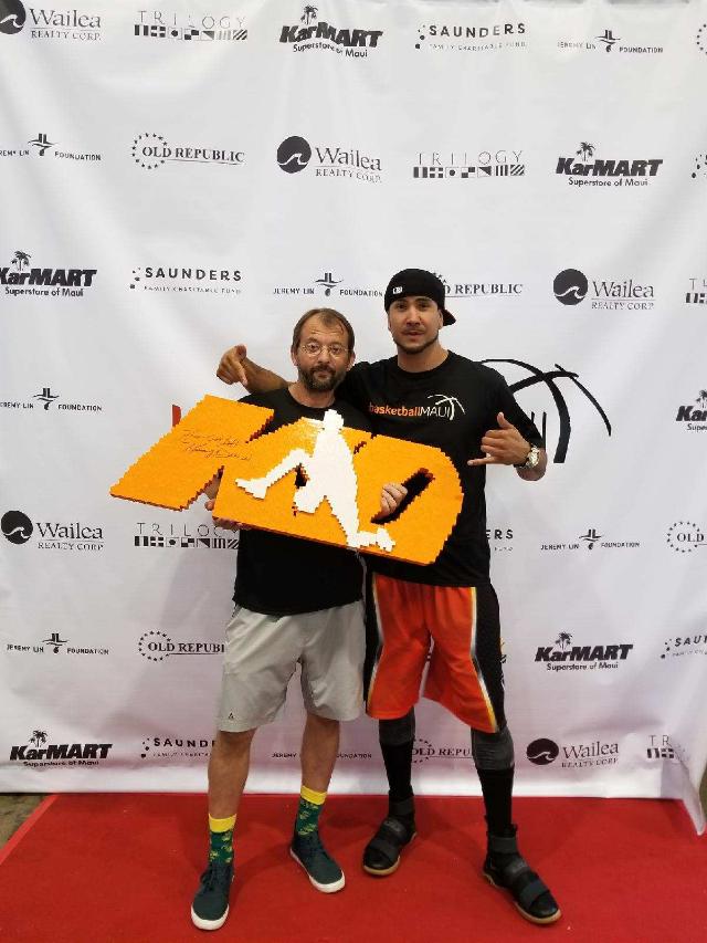 Custom basketball lego art design