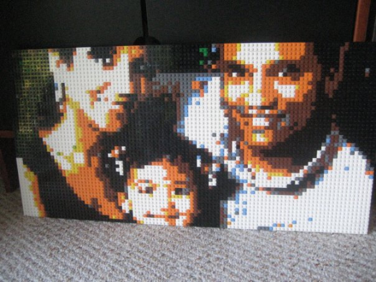 Family Lego portraits
