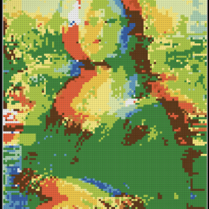 Lego Mona Lisa