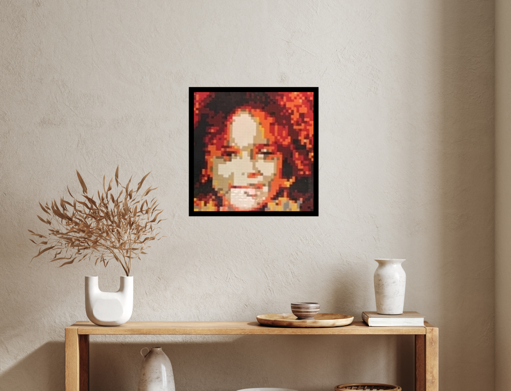 Lego Mosaic custom portrait