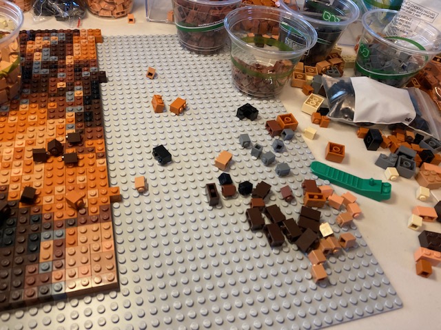Building the mosaic art